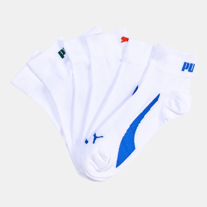 PUMA Lifestyle Quarter Socks (3 pack) White PUMA Lifestyle Quarter Socks (3 pack) White image number 0