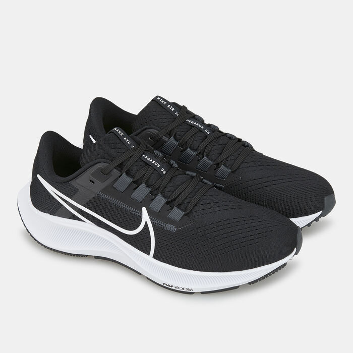 Nike Women's Air Zoom Pegasus 38 Shoe Black Nike Women's Air Zoom Pegasus 38 Shoe Black image number 1