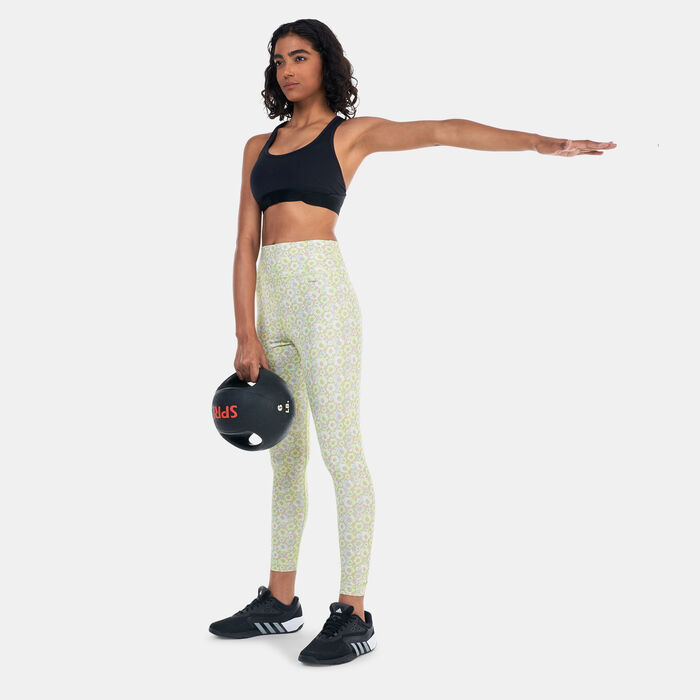 adidas Women's Train Essentials Printed Training Leggings Multi-Color adidas Women's Train Essentials Printed Training Leggings Multi-Color image number 2