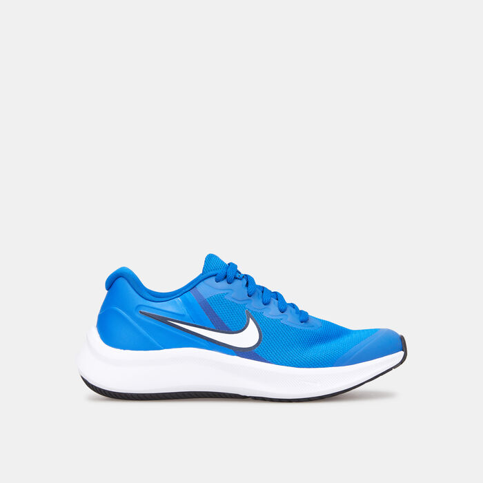 Nike Star Runner 3 GS Shoe Blue Nike Star Runner 3 GS Shoe Blue image number 0