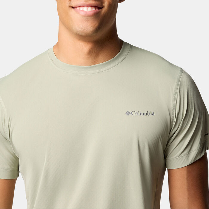 Columbia Men's Zero Rules Light Technical Hiking T-Shirt Green image number 3