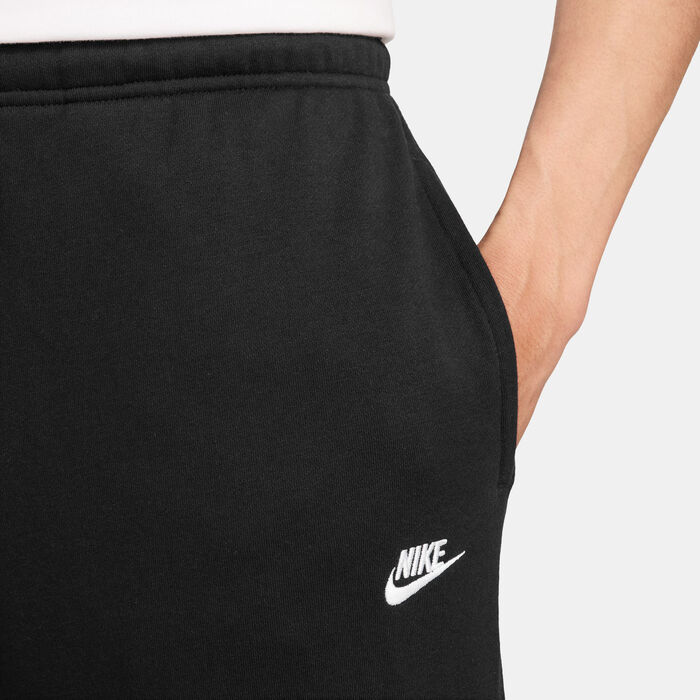 Nike Men's Club French Terry Wide Leg Pants Black image number 2