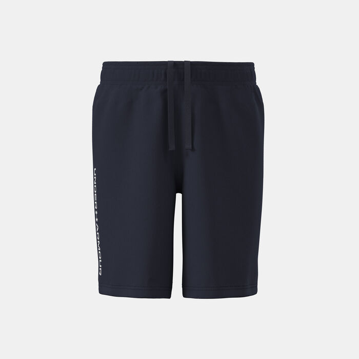 Under Armour Kids' UA Tech Woven Wordmark Shorts Blue Under Armour Kids' UA Tech Woven Wordmark Shorts Blue image number 0