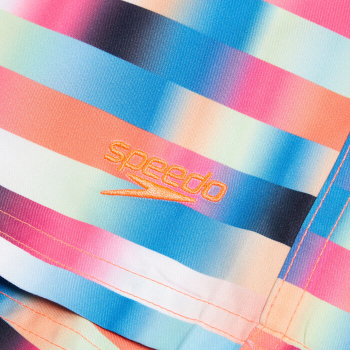 Speedo Kids' Digital Printed Swimming Shorts Blue image number 4