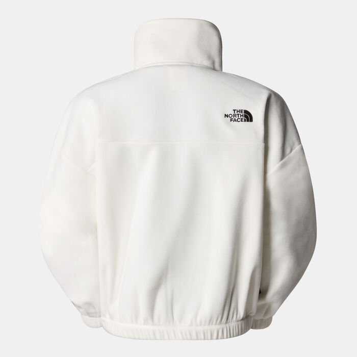The North Face Women's 100 Glacier 1/2-Zip Fleece Top White The North Face Women's 100 Glacier 1/2-Zip Fleece Top White image number 1