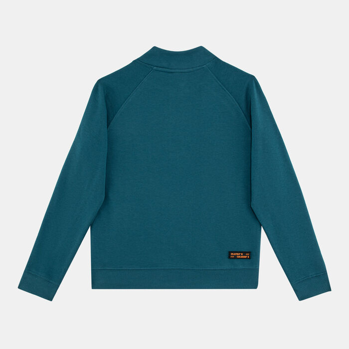 Sun and Sand Sports Kids' 1/4-Zip Sweatshirt Green Sun and Sand Sports Kids' 1/4-Zip Sweatshirt Green image number 1