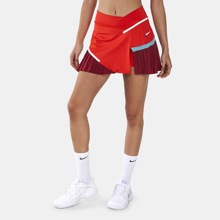 Nike Women's Court Dri-FIT Skirt Red Nike Women's Court Dri-FIT Skirt Red image number 0