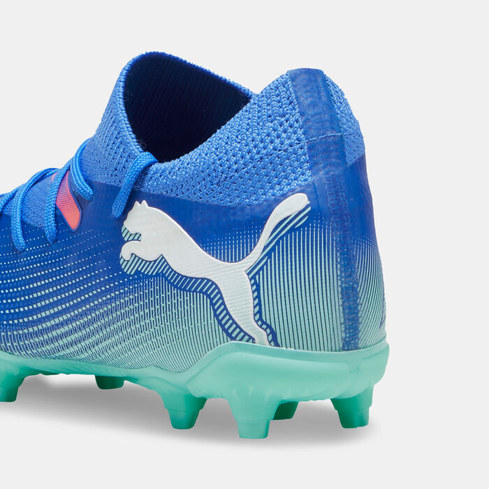 PUMA Kids' FUTURE 7 MATCH Firm Ground/Artificial Ground Football Shoes White image number 4