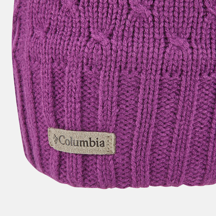 Columbia Women's Cabled Cutie™ II Beanie Purple Columbia Women's Cabled Cutie™ II Beanie Purple image number 2