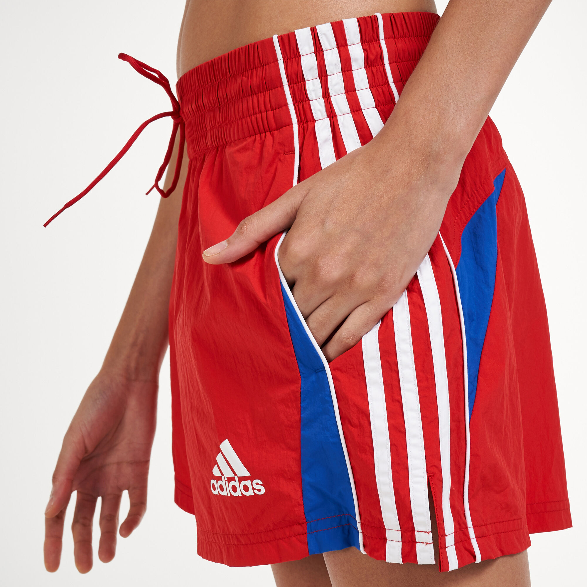 Women s Colourblock 3 Stripes Shorts