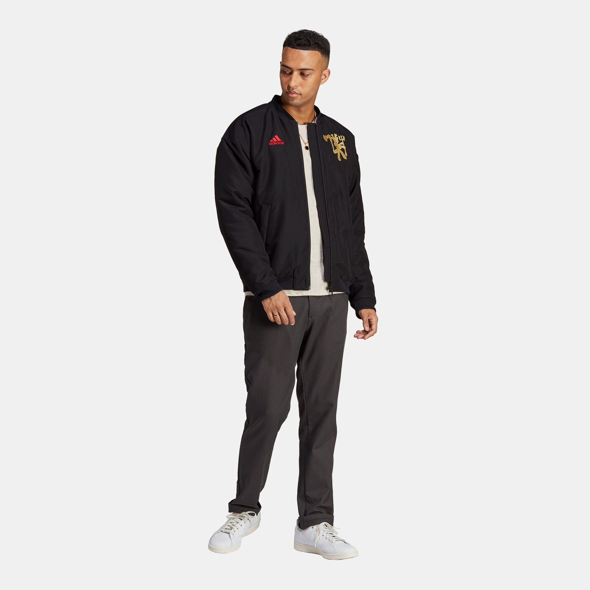Adidas china sales jacket negro