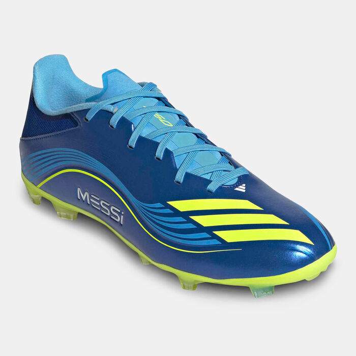 adidas Men's F50 Messi League Firm/Multi-Ground Football Shoes Blue adidas Men's F50 Messi League Firm/Multi-Ground Football Shoes Blue image number 1