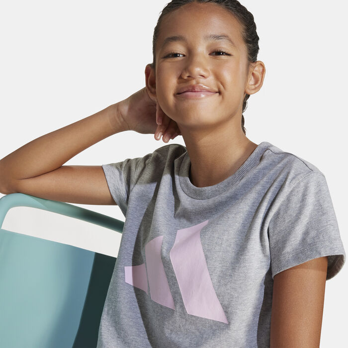 adidas Kids' Essentials T-Shirt Grey adidas Kids' Essentials T-Shirt Grey image number 4