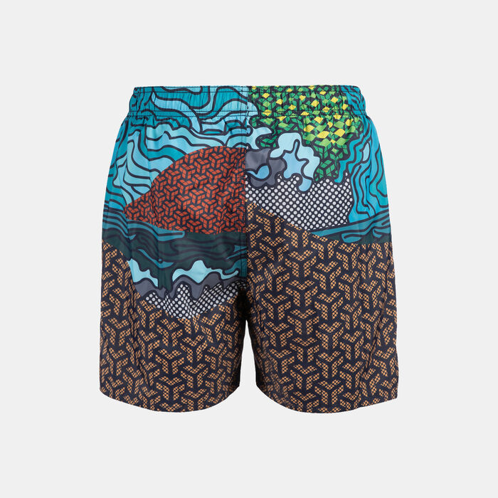Arena Men's Printed Beach Boxers Blue Arena Men's Printed Beach Boxers Blue image number 1