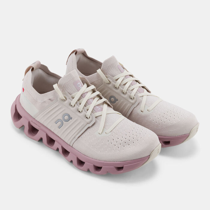 On Women's Cloudswift 4 Running Shoes Beige On Women's Cloudswift 4 Running Shoes Beige image number 1