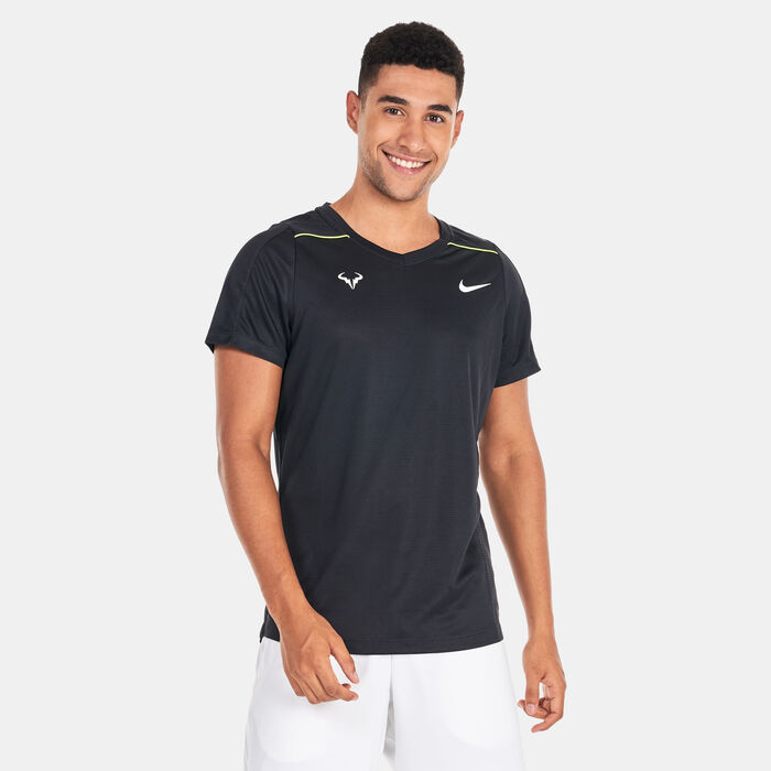Nike Men's Court Dri-FIT Rafa Challenger Tennis Top Black Nike Men's Court Dri-FIT Rafa Challenger Tennis Top Black image number 0