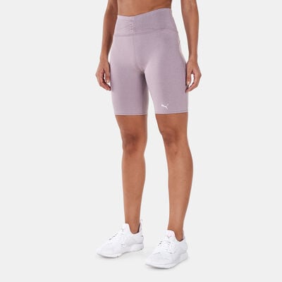 PUMA Women's Studio Foundation Shorts Brown PUMA Women's Studio Foundation Shorts Brown
