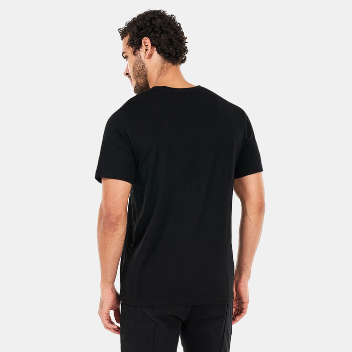 Tee Library Men's Supima Straight Hem T-Shirt Beige image number 1