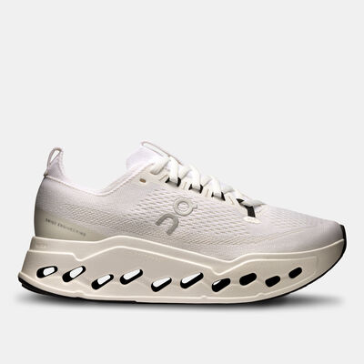 On Women's Cloudsurfer Max Running Shoes White On Women's Cloudsurfer Max Running Shoes White