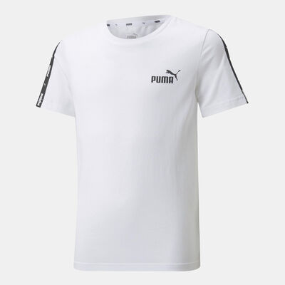 PUMA Kids' Essentials+ Tape T-Shirt White