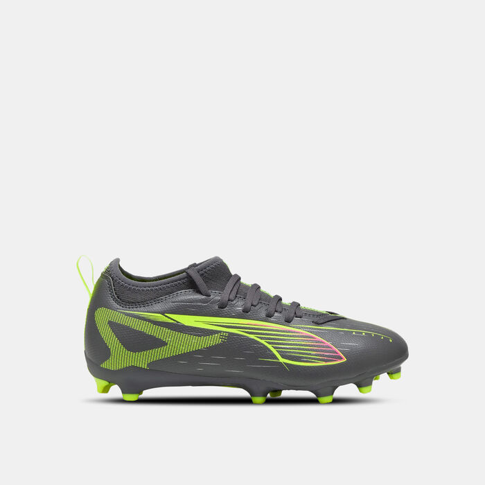 PUMA Kids' ULTRA 5 MATCH Firm Ground/Artificial Ground Football Shoes yellow image number 0