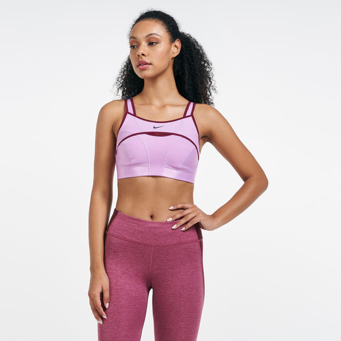 Nike Training Indy Ultrabreathe bra in dark pink
