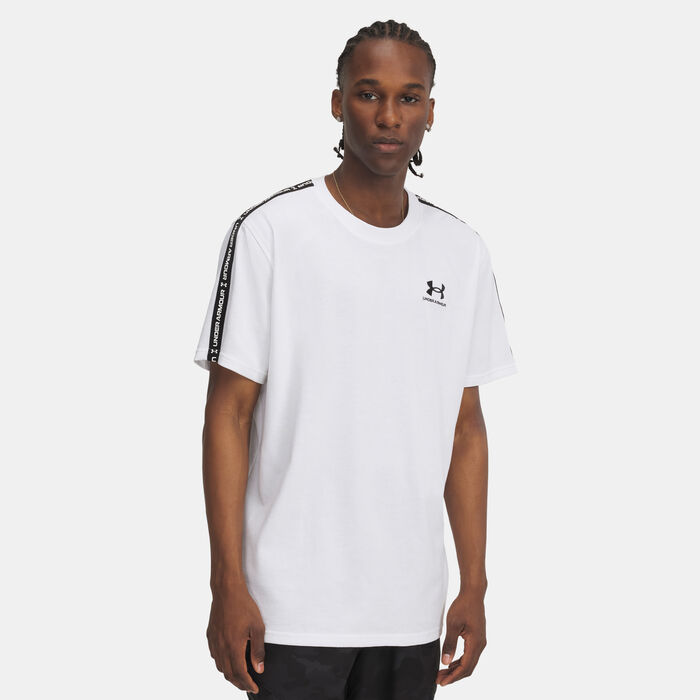 Under Armour Men's Icon Taping T-Shirt White Under Armour Men's Icon Taping T-Shirt White image number 0