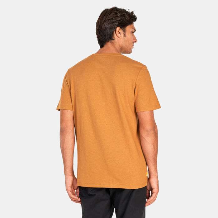 Timberland Men's Heavyweight Logo T-Shirt yellow Timberland Men's Heavyweight Logo T-Shirt yellow image number 1