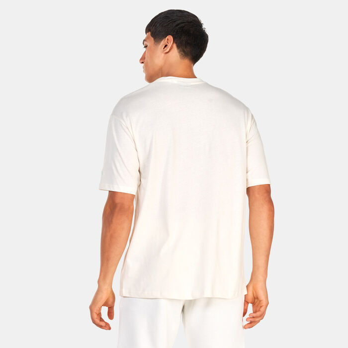 New Era Los Angeles Dodgers MLB Stacked Logo Oversized T-Shirt White New Era Los Angeles Dodgers MLB Stacked Logo Oversized T-Shirt White image number 1