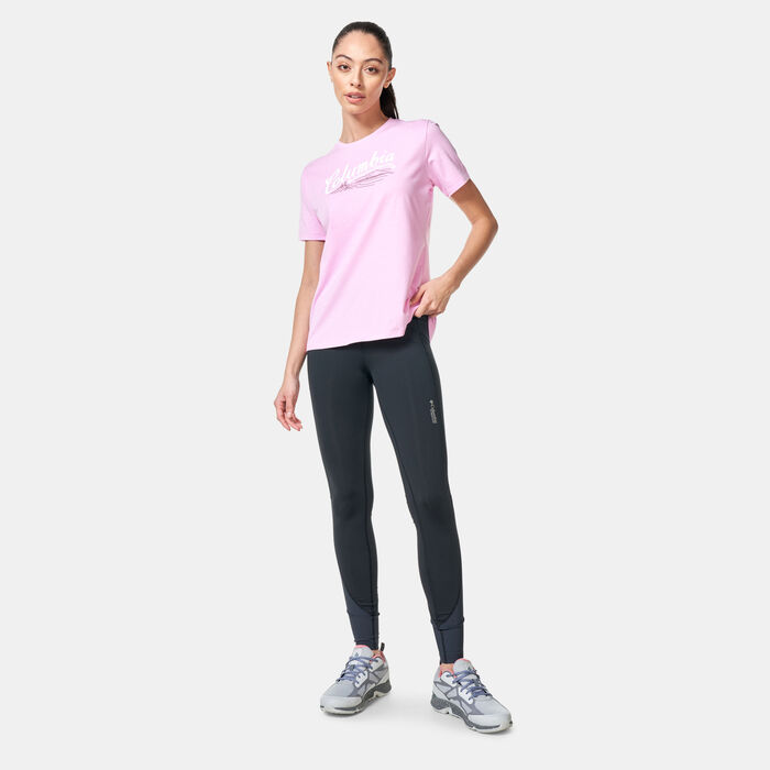 Columbia Women's Sun Trek™Graphic T-Shirt Pink Columbia Women's Sun Trek™Graphic T-Shirt Pink image number 2