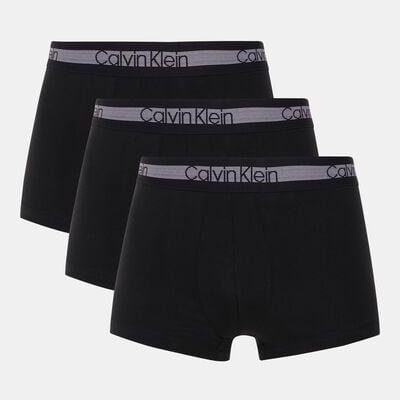 Calvin Klein Men's Trunk Briefs (3 Pack) Black Calvin Klein Men's Trunk Briefs (3 Pack) Black