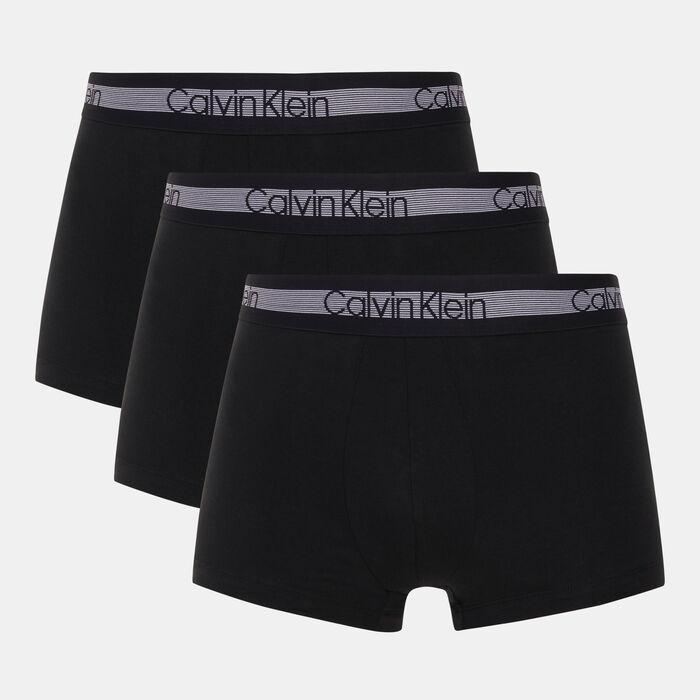 Calvin Klein Men's Trunk Briefs (3 Pack) Black Calvin Klein Men's Trunk Briefs (3 Pack) Black image number 0