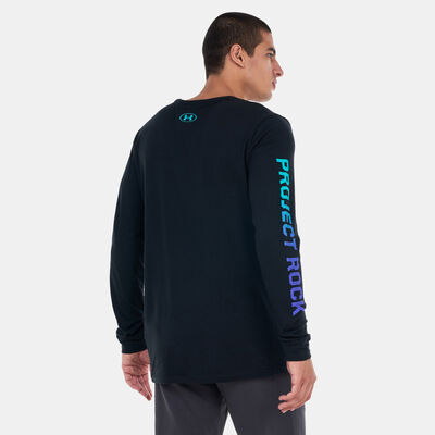 Under Armour Men's Project Rock Brahma Long Sleeve Training T-Shirt Black Under Armour Men's Project Rock Brahma Long Sleeve Training T-Shirt Black