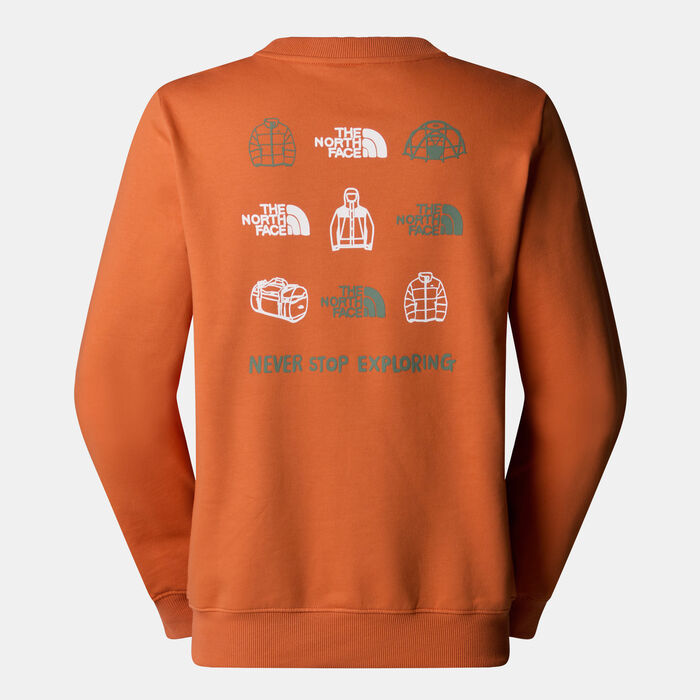 The North Face Men’s Outdoor Graphic Sweatshirt Brown The North Face Men’s Outdoor Graphic Sweatshirt Brown image number 1