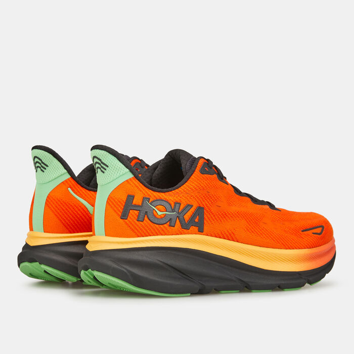 HOKA Men's Clifton 9 Running Shoe Orange HOKA Men's Clifton 9 Running Shoe Orange image number 3