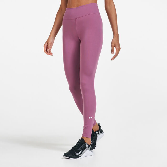 Buy Nike Women's One Dri-FIT Training Leggings Purple in KSA -SSS