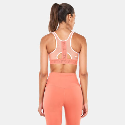 Nike Women's Dri-FIT ADV Swoosh Sports Bra Peach Nike Women's Dri-FIT ADV Swoosh Sports Bra Peach
