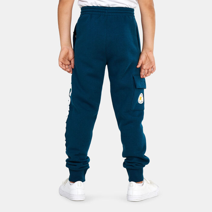 Converse Kids' Into The Wild Cargo Sweatpants Green Converse Kids' Into The Wild Cargo Sweatpants Green image number 1
