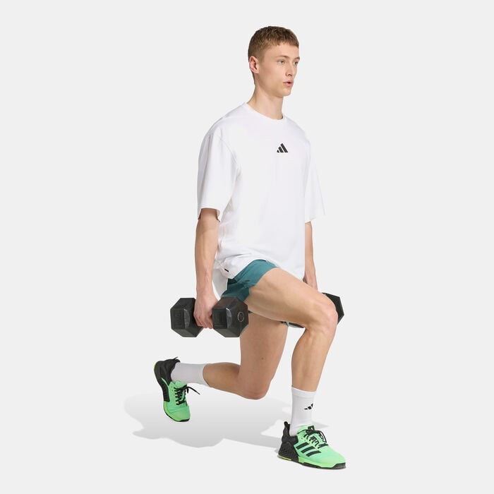 adidas Men's Power Training T-Shirt White adidas Men's Power Training T-Shirt White image number 2