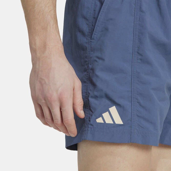 adidas Men's Cargo Swimming Shorts Blue image number 3