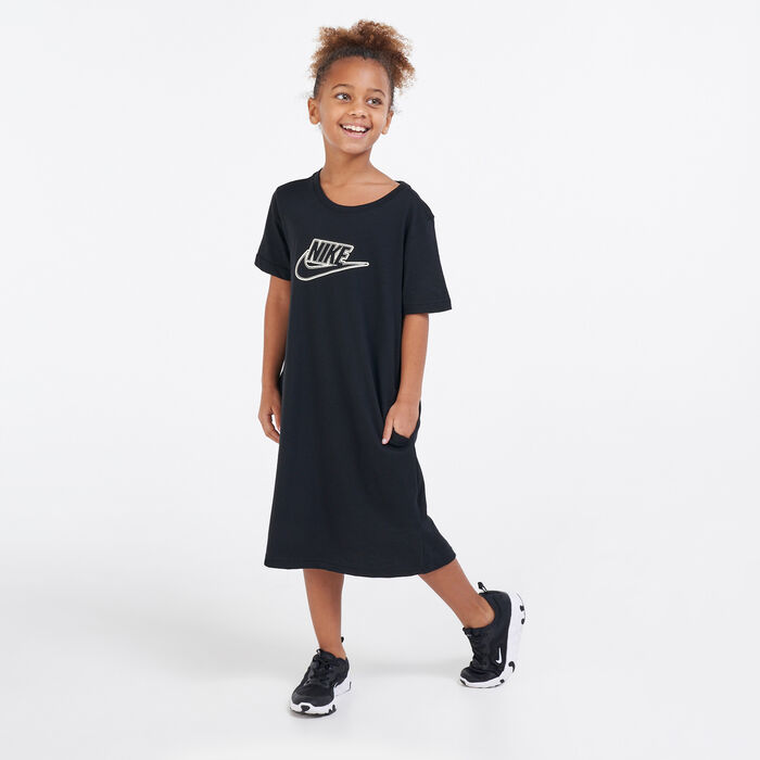 Nike Kids' Sportswear Futura T-Shirt Dress Black image number 0