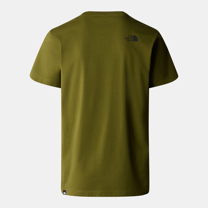 The North Face Men's Simple Dome T-Shirt Green The North Face Men's Simple Dome T-Shirt Green image number 1
