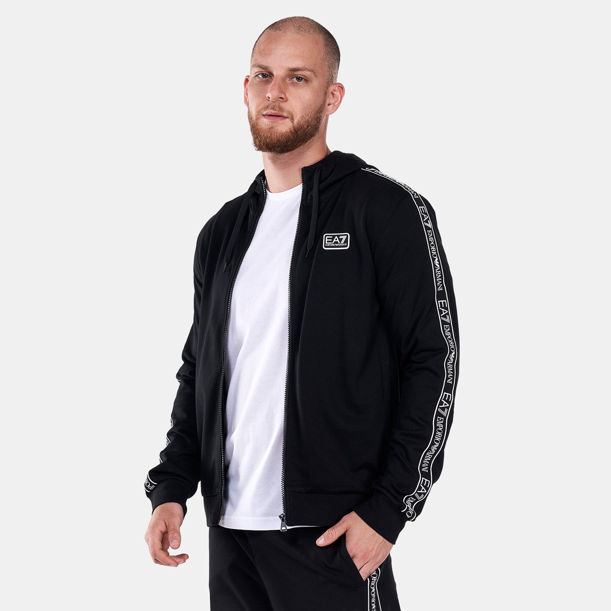 Men s Train Logo Series Tape Hoodie
