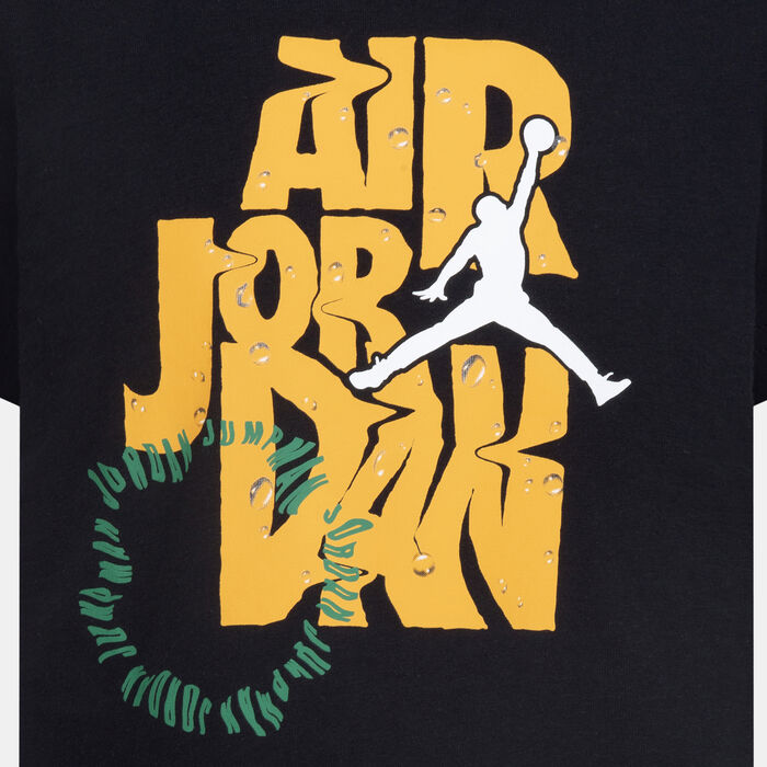 Nike Kids' Fuel Up Cool Down Drops T-Shirt Black Nike Kids' Fuel Up Cool Down Drops T-Shirt Black image number 2