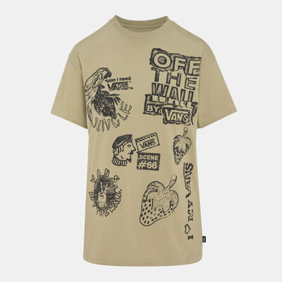 Vans Women's Mixed Messages T-Shirt Green