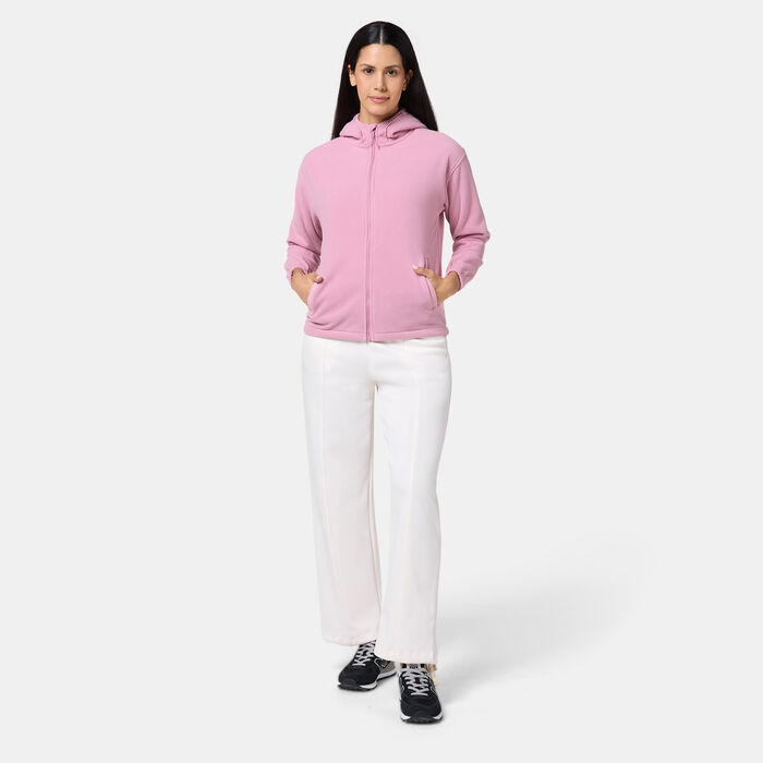 Sun and Sand Sports Women's Fleece Jacket Pink image number 2