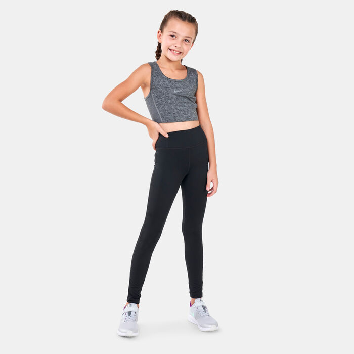 Nike Kids' Yoga Dri-FIT Tank Top Grey image number 2