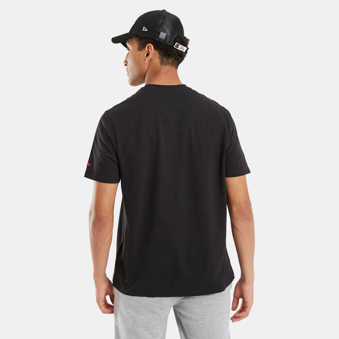 New Era Men's NBA Chicago Bulls T-Shirt Black New Era Men's NBA Chicago Bulls T-Shirt Black image number 1
