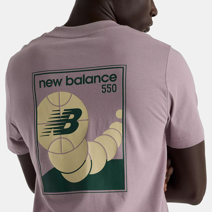 New Balance Men's New Balance 550 T-Shirt Purple New Balance Men's New Balance 550 T-Shirt Purple image number 3