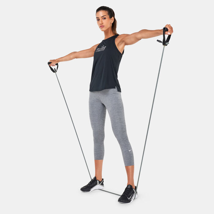 Nike Women's One Dri-FIT Tank Top Black image number 2